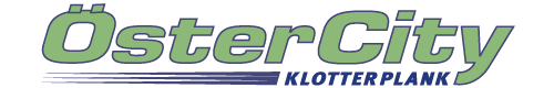 ÖsterCity Klotterplank logo